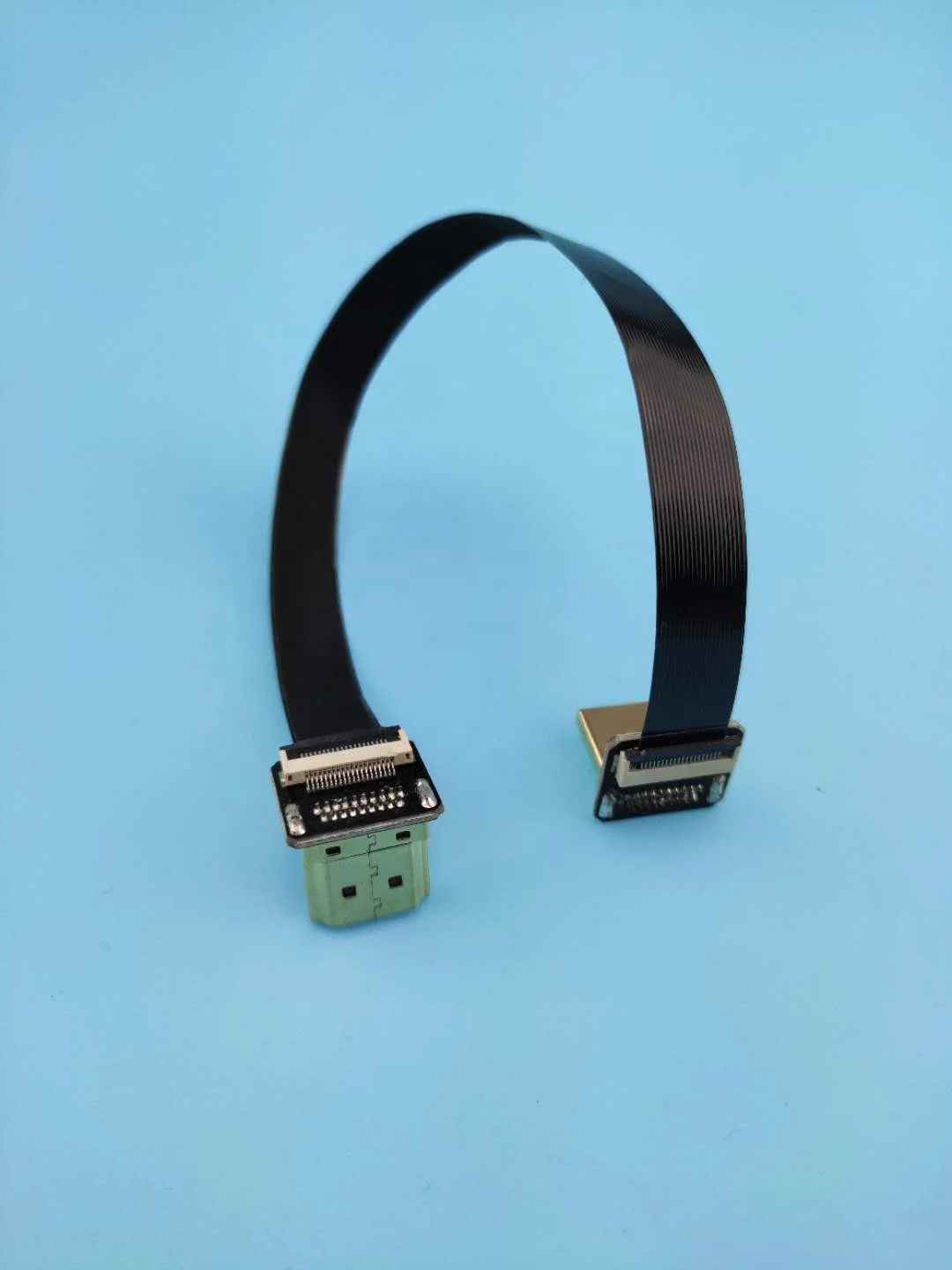 High Definition Multimedia Interface connector assembly with FFC FPC cable black color