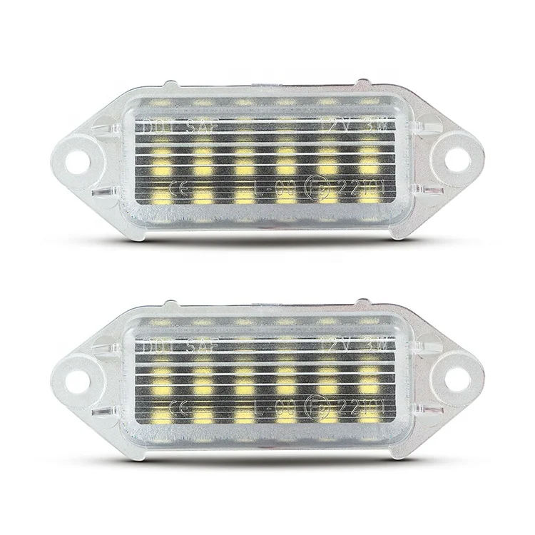 Factory 12V 2pcs White LED Tail Number License Plate Lights replacement for Mitsubishi Lancer/Lancer EVO X  tag light