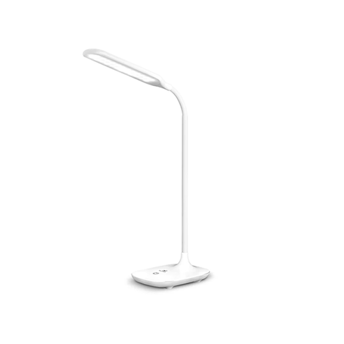 
Good Price White ABS and lron Heat and Pressure Resistance The Desk Lamp That Shield An Eye for Illumination 