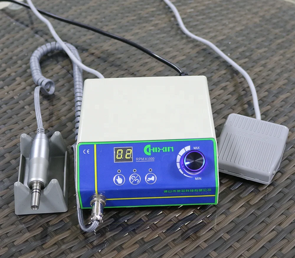 50,000 RPM Non-Carbon Brushless Unit with lab handpiece dental micro motor