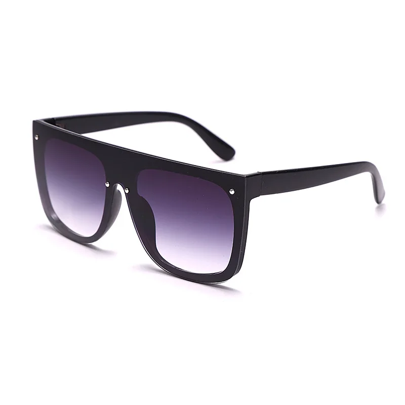 Quay large sunglasses 2021 Oversized big face square  frame one piece mirror sunglasses customized logo