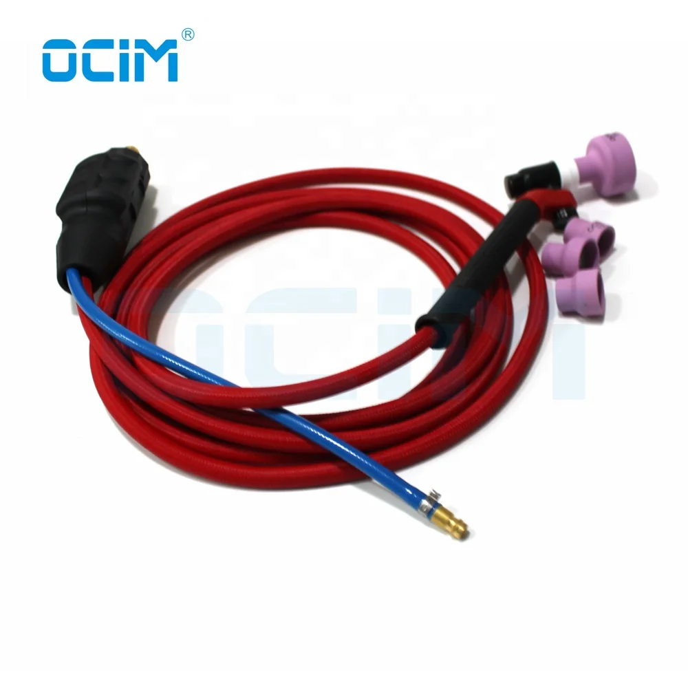 NR17 Red Soft Cable Torcha with Jumbo Ceramic Nozzle Welding Gun