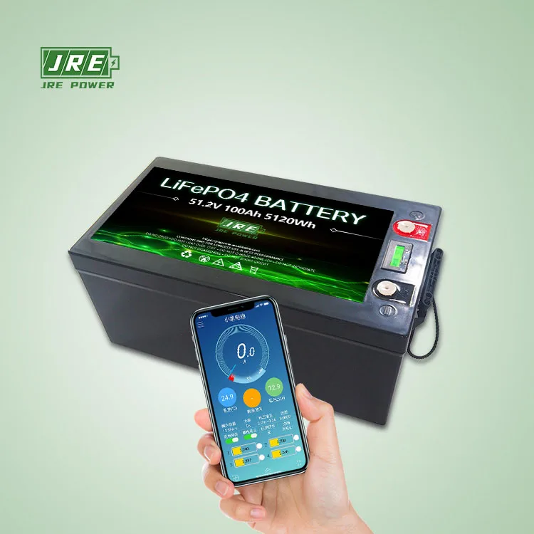 48V 100Ah LiFePO4 Battery 5.12kWh Grade a Cells Lithium Battery with 100A BMS up to 5000+ Deep Cycles Battery for Solar System