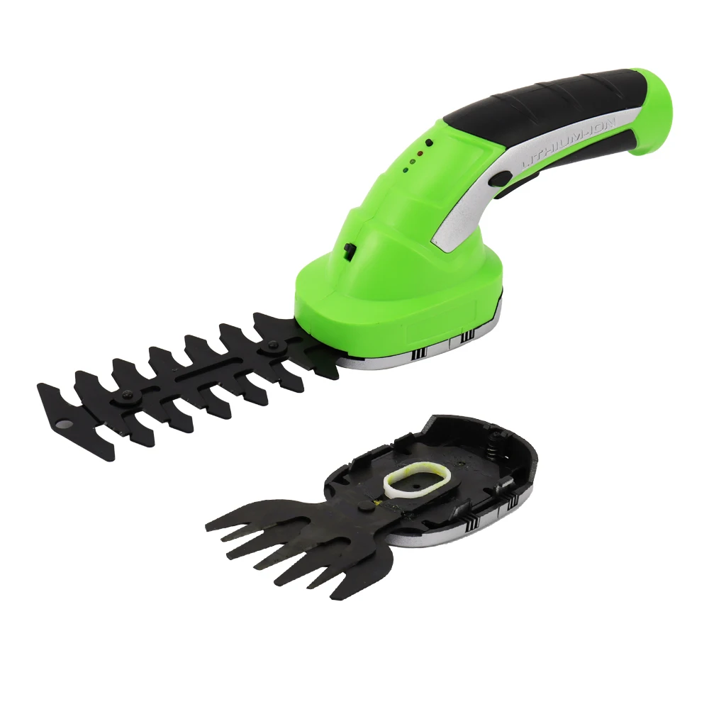 3.6V Garden Hedge Trimmer Mini Electric Cordless Battery Grass Shear Grass Cutter with Long Extend Pole
