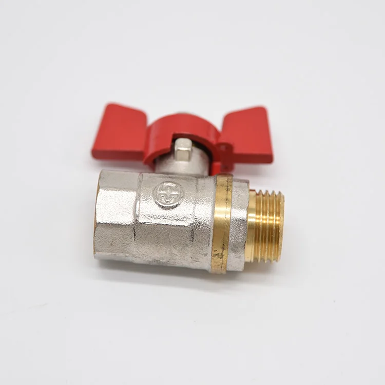 Sta.1070 1/2" Inch Ball Valves For Water Cw617n Bsp Threaded Forged Brass Ball Valve