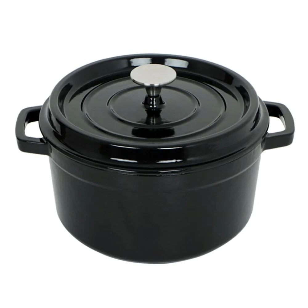 Factory High Quality Wholesale Enamel Cast Iron Casserole Pots And Pans Cookware Set