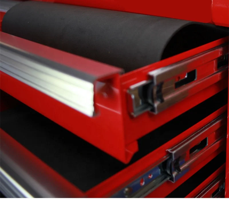 Wholesale 11 drawers heavy duty trolley tool Cabinet Type and Iron Material red tool chest tool cabinrt