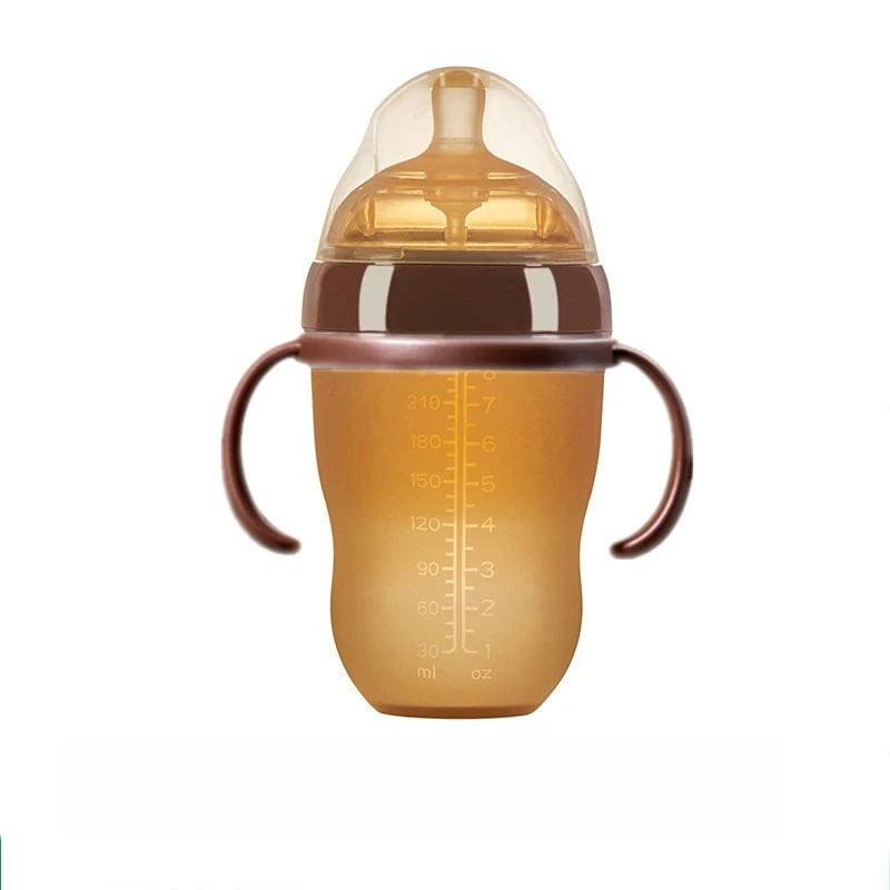 Customised Security Handsfree Wide Mouth BPA free ppsu baby milk feeding bottle imitate breast