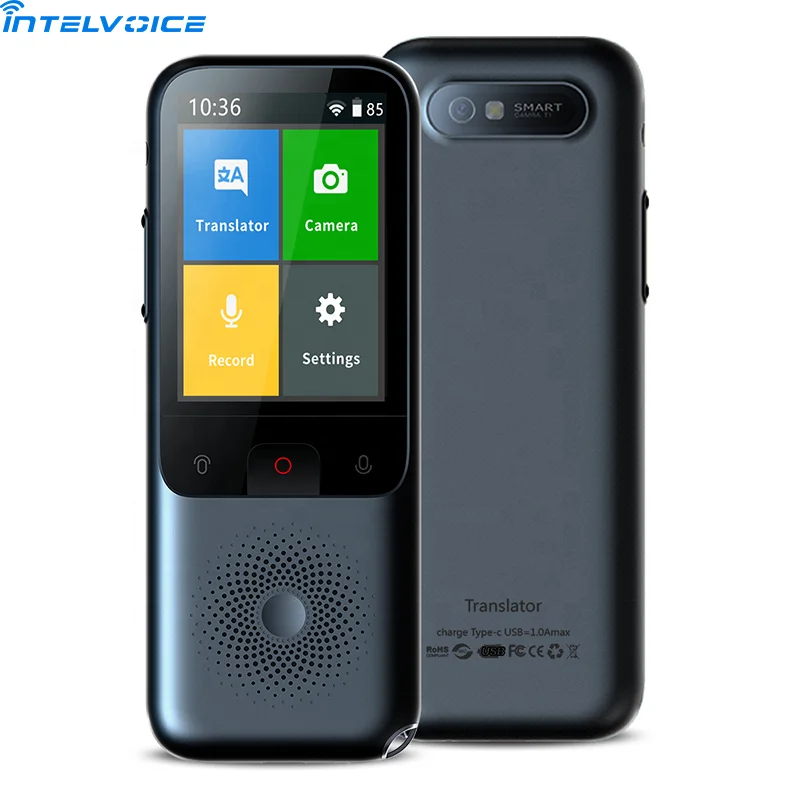 2021 новая версия портативный умный голосовой переводчик с искусственным интеллектом 14 + офлайн-языков и 138 онлайн-языков Взаимный перевод