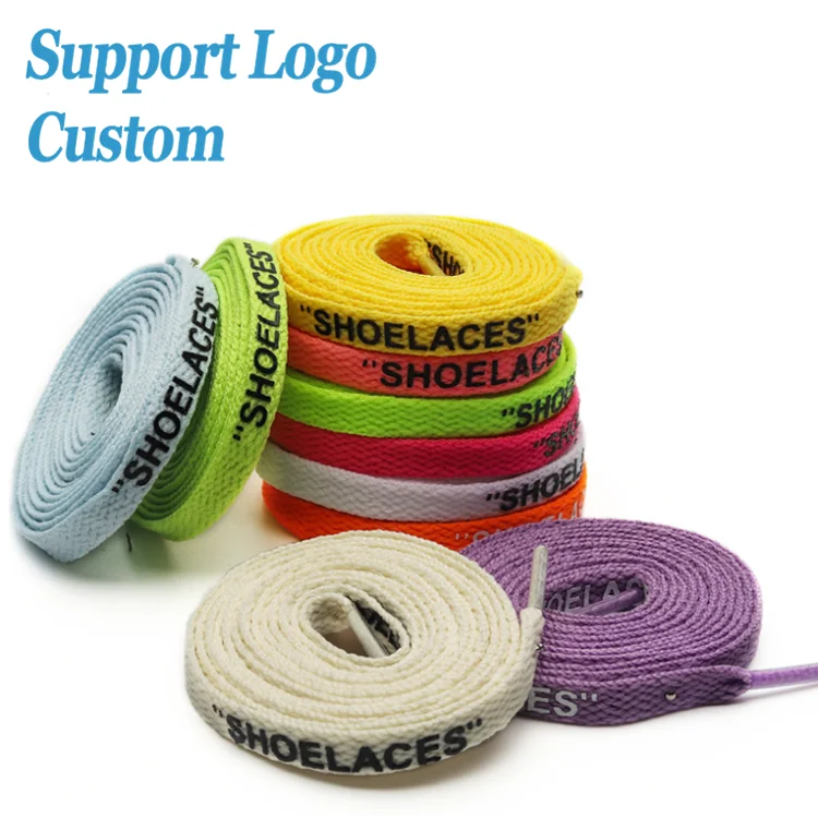 High Quality Custom Shoelace Basketball Shoes Lace Print Your Own Logo Customized Shoelaces
