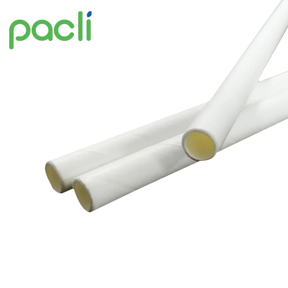 Eco Products Spoon Paper Straws Disposable Drinking Straws with spoon