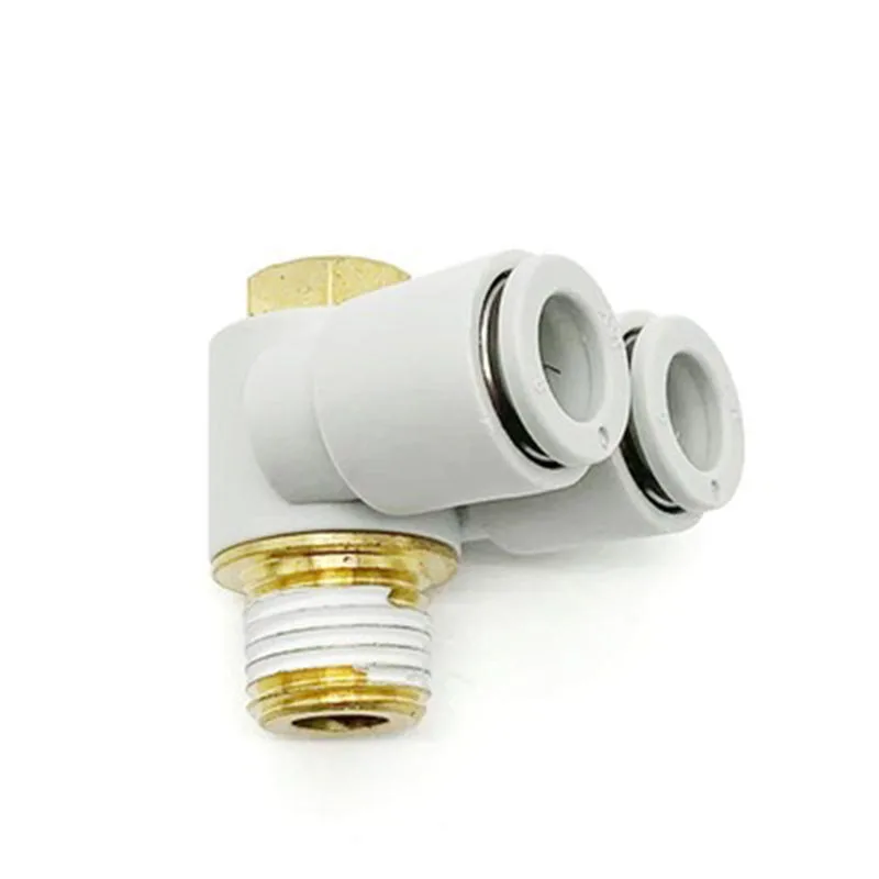 SMC original Genuine authentic Branch Universal Male Elbow air connector KQ2Z04-M5A KQ2Z06-02AS