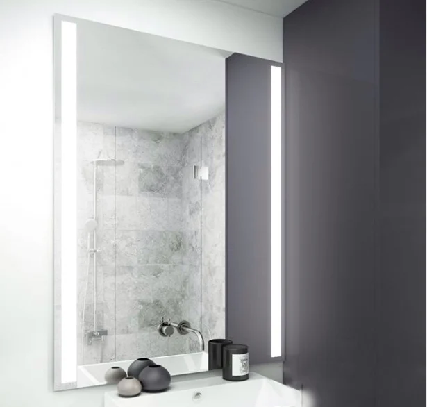 
2020 Home Furniture Hotel illuminated led cosmetic mirror bathroom 