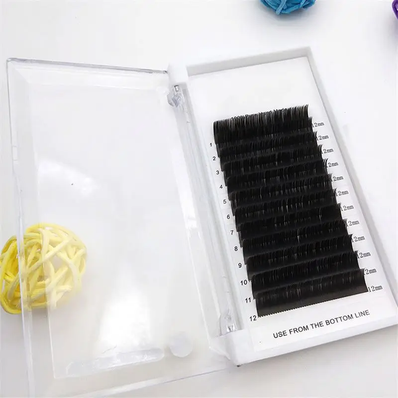 Own Label 0.03 0.04 0.05 Mm  Vegan Lash 18mm 20mm 25 Mm Eyelash Extensions Dd Curl Custom Lash Tray