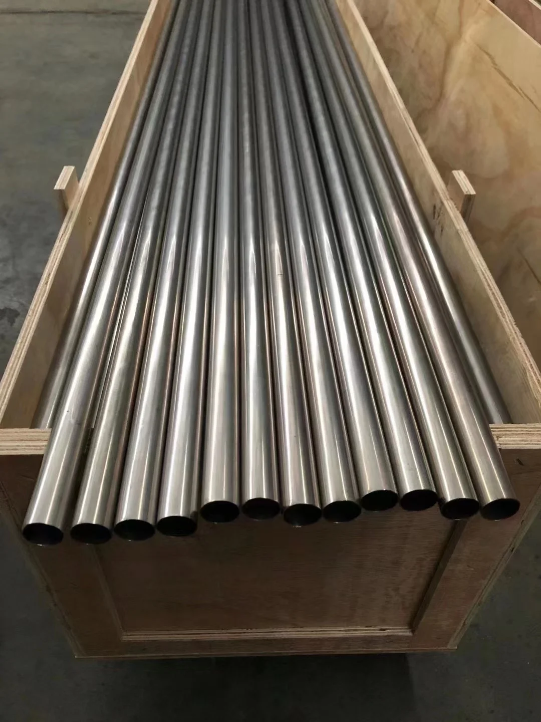Titanium ASTM B338 Gr.1 weld tubes seamless tube pipes