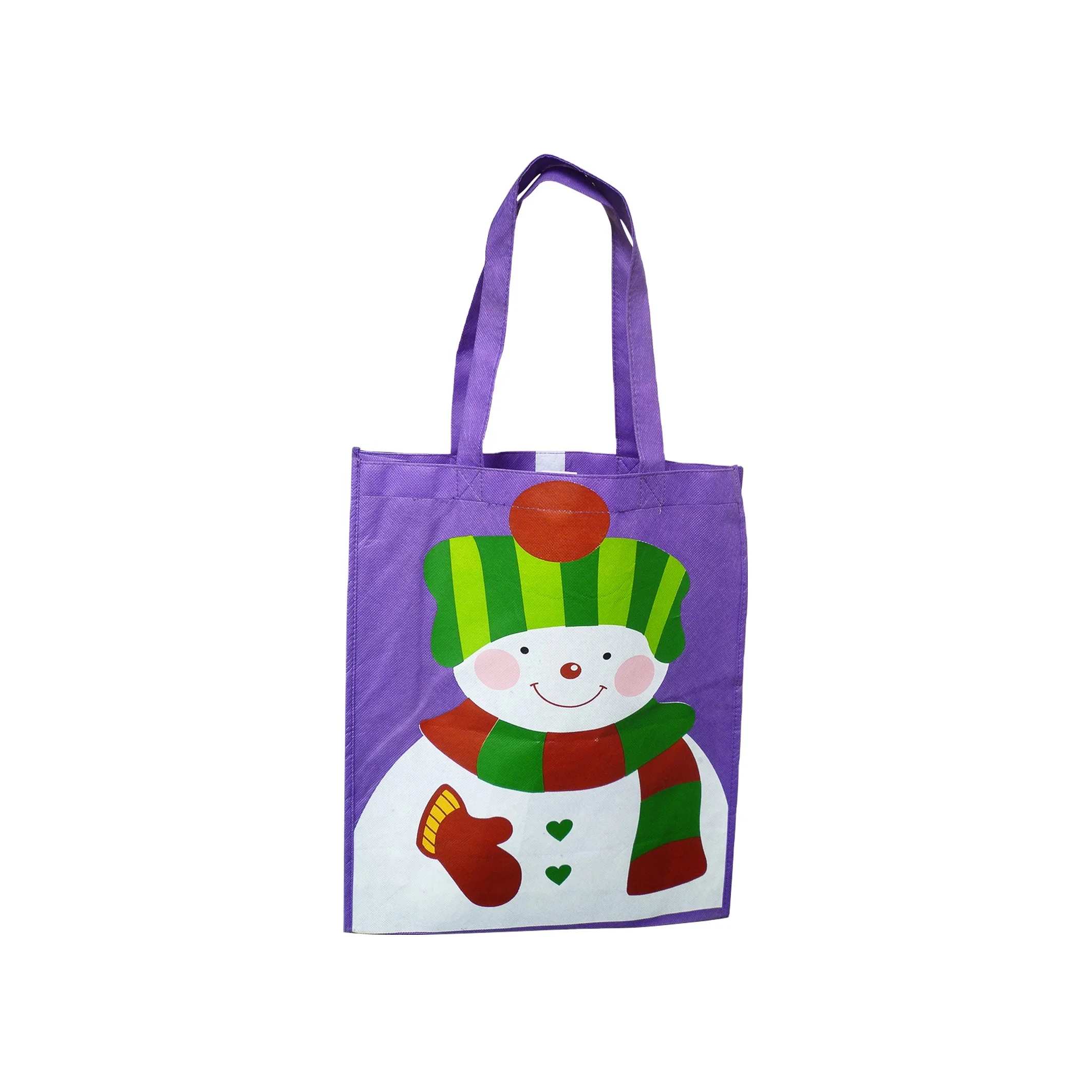 Factory Price Custom Full Printing Non-woven Gift Packaging Bag With Logo Promotion Voltage Non-woven Tote Bag For Toy