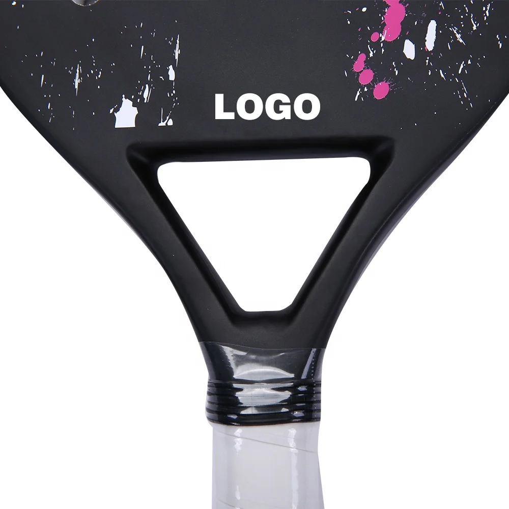 Custom carbon tennis rackets and beach tennis rackets