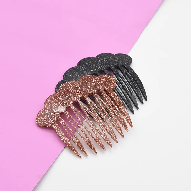 RARA 7.8CM Hot Sale Ins Fashion Hair Accessories Wholesale Custom European and American Fashion Brand Simple Acetate Hair Combs