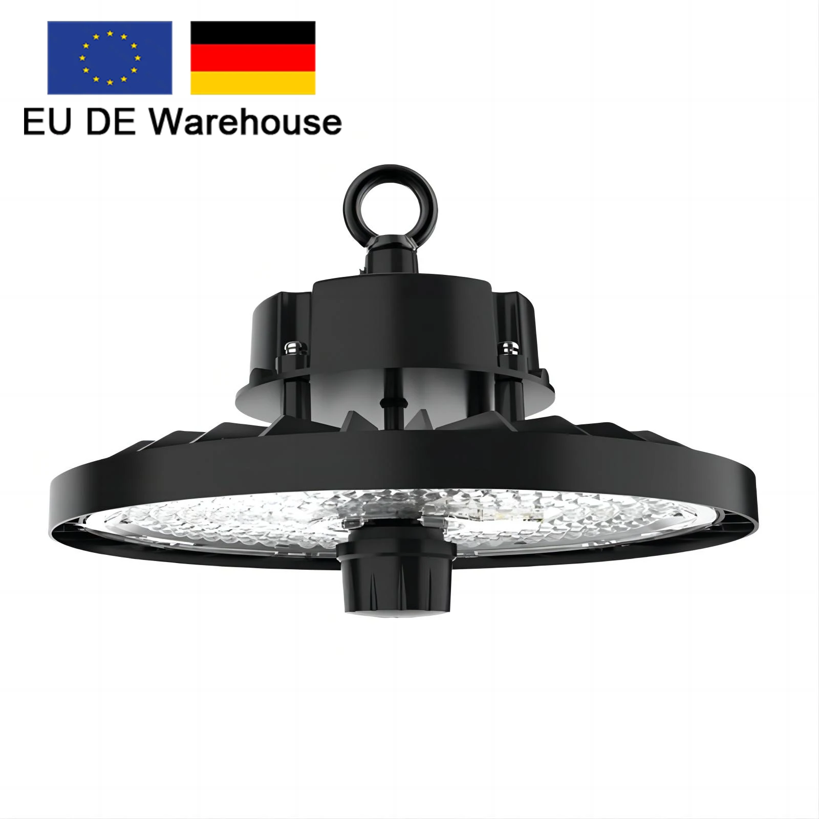Stock In Germany ENEC Industrial High-Bay Sensor Light 100w 150w 200w Anti Glare Ufo Led High Bay Light For Warehouse