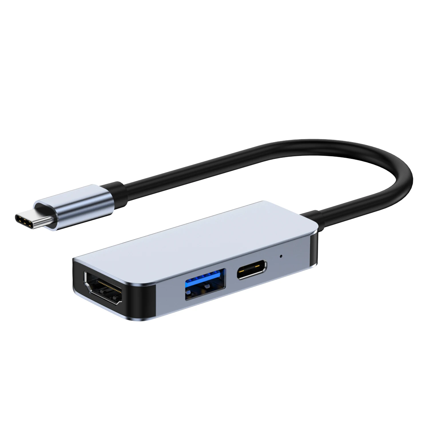 hdmi docking station 4 in 1 USB C Type C HUB To USB3.0 Type-C 3xUSB High Speed Splitter  Port Docking Station Charging Adapter
