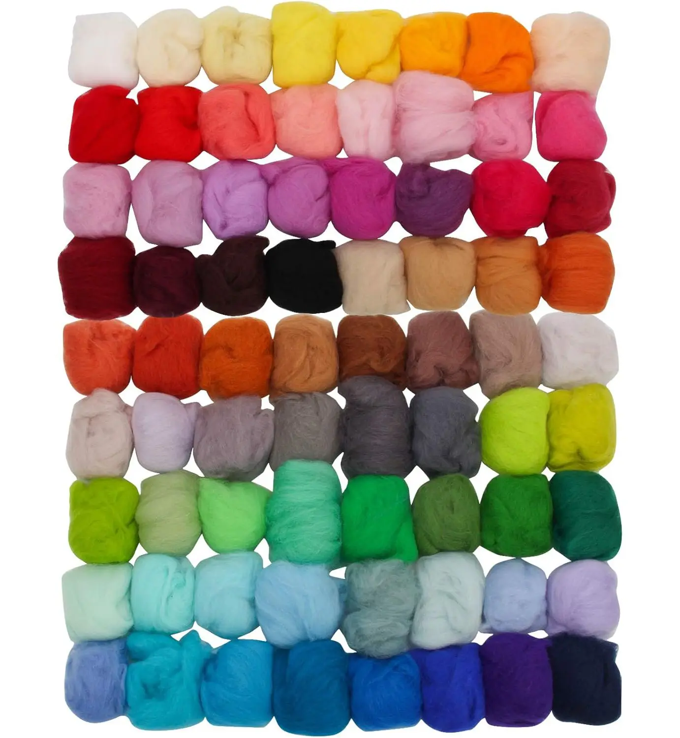 Felting Supplies Fabric Chunky Knit Merino Wool Fiber Yarn Roving for Needle Felting Supplies Hand Spinning DIY Craft Materials