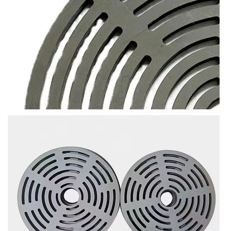 Air compressor suction discharge valve plate with glass carbon fiber filled peek for refinery petrochemical CNG storage