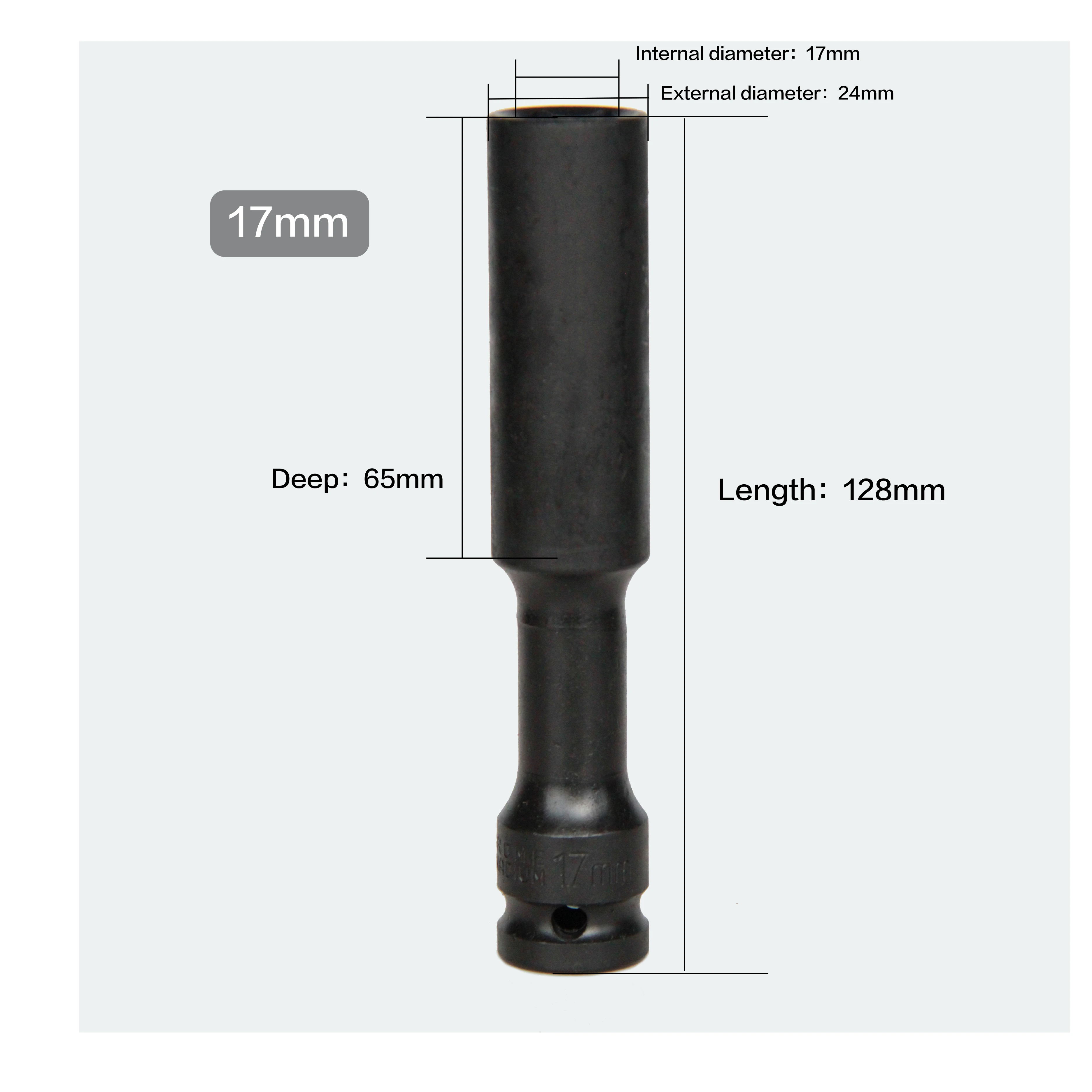 Factory Sell Torsion Impact Socket Set 1/2 Inch Impact Wrench Socket Set