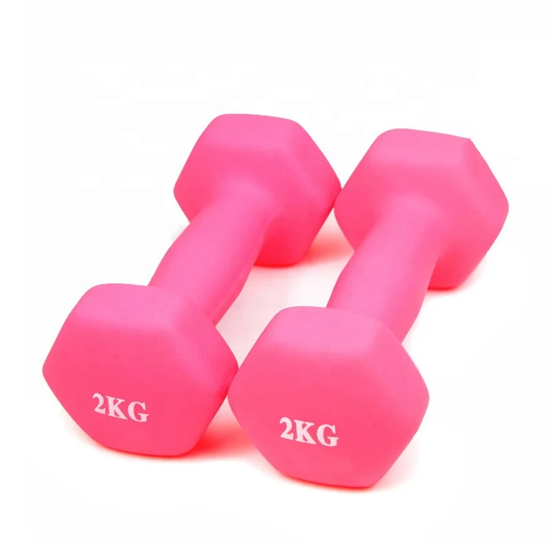 1kg 1.5kg 2kg 3kg A Pair Of High Appearance Level Dumbbells For Women And Children Hexagonal Color Dumbbells