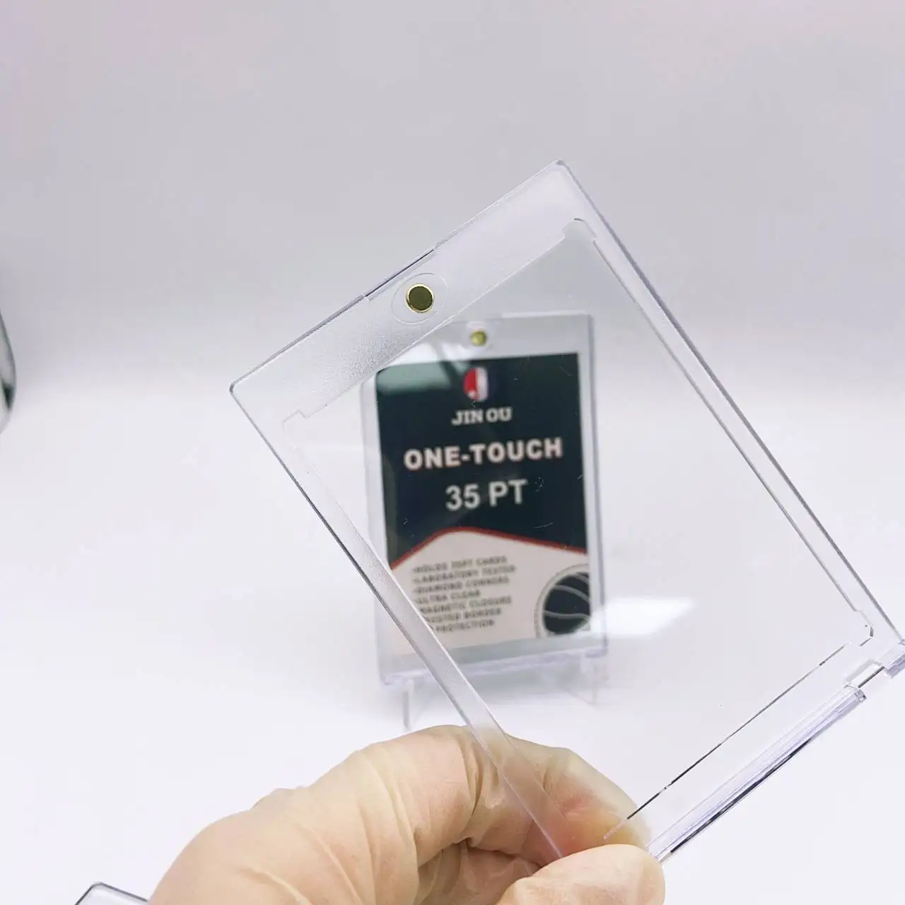 35pt Trading magnetic Card Magnetic case JO-OTCT-1 100% UV protective one touch  card holder