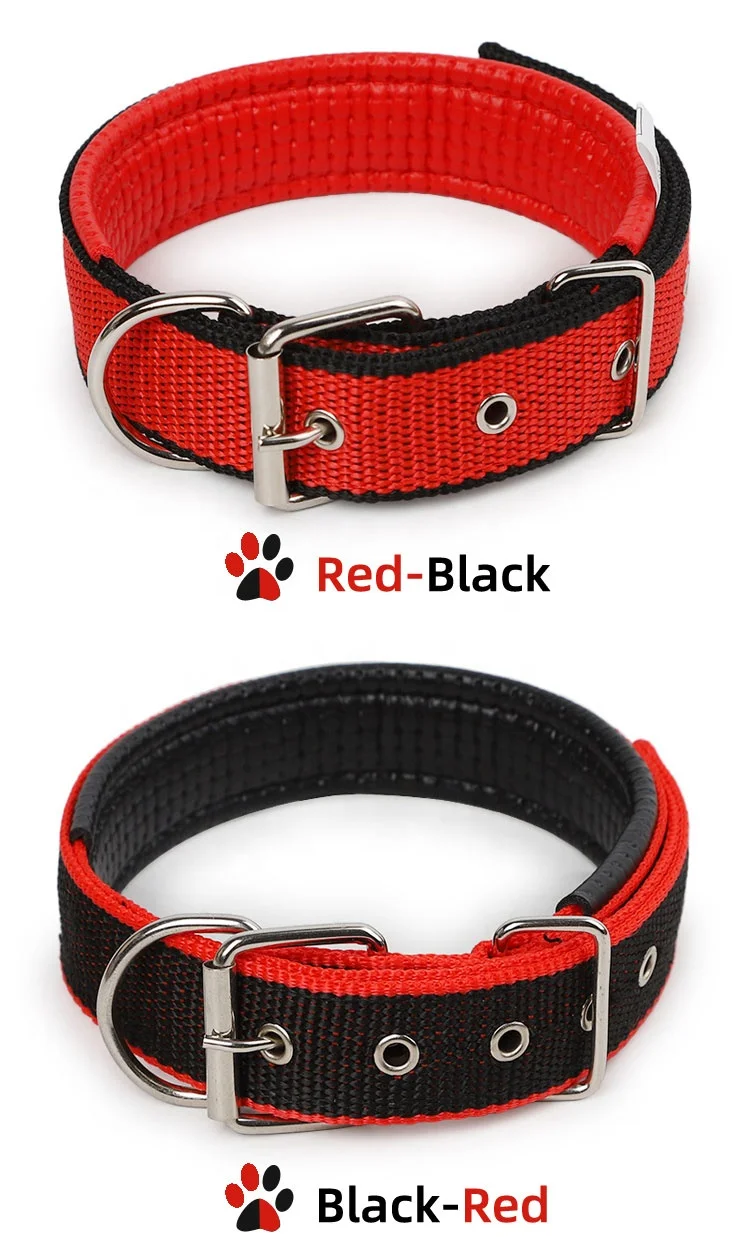 Factory Wholesale Adjustable Nylon Reflective Rope Pet Chain Lead Dog Collars