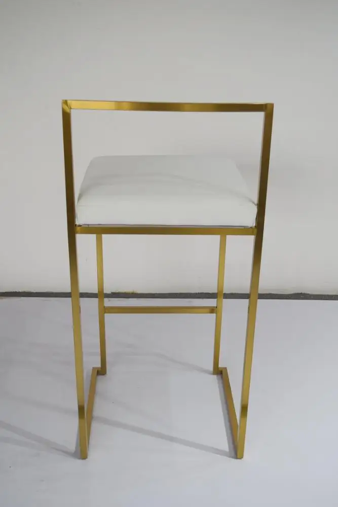 LC44 высокий белый бар промышленный с квадратным основанием для свадьбы