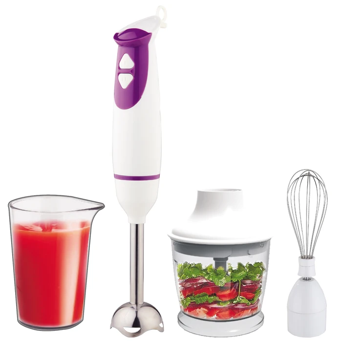 Portable Household Kitchen Multi-Function Immersion Stick Blender Electric Power Source Baby Food Fresh Fruit Grinding Mixing