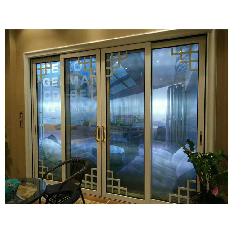 
Hengting Low-E glass design aluminum balcony glass sliding door 