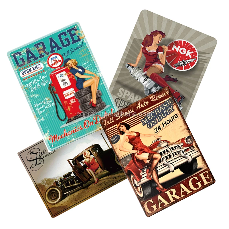 20x30cm Wholesale Antique Vintage Wall Sign Home Decor Tin Poster Metal Signs