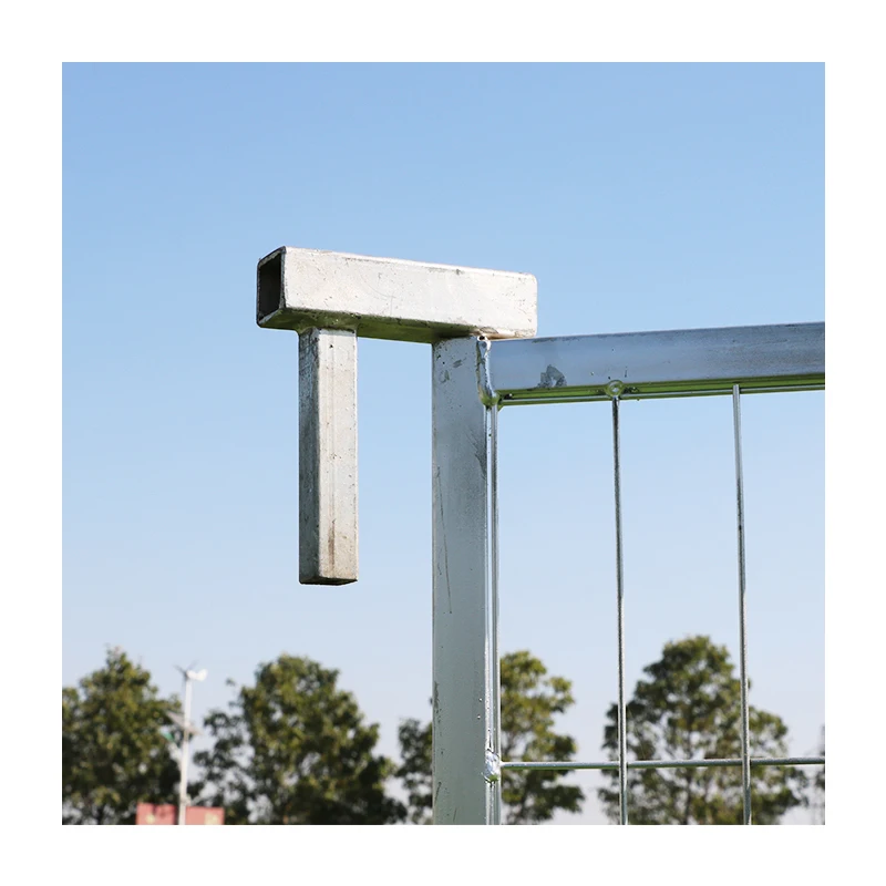 Hot dip galvanized Canada square tube construction portable temporary fence