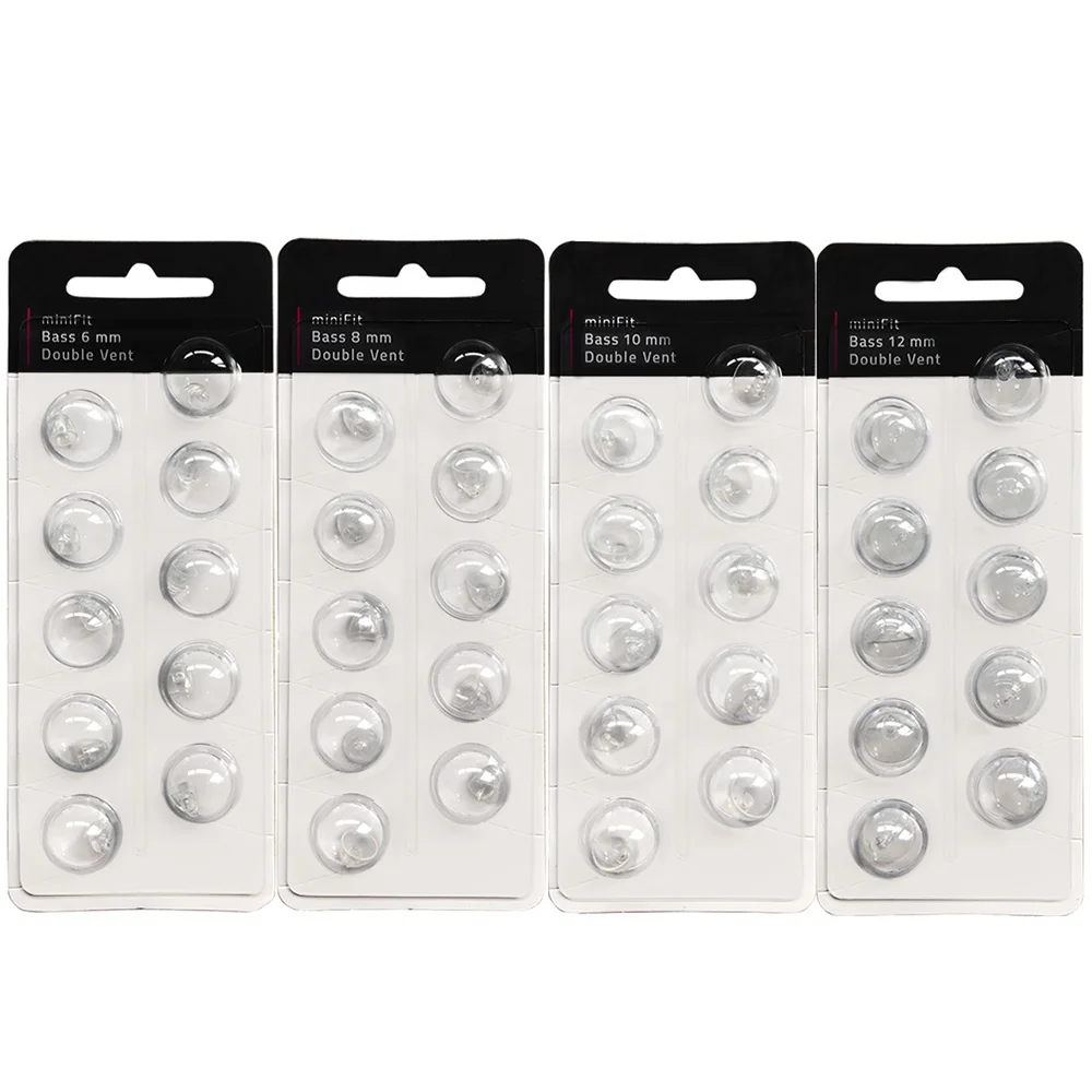 Oticon MiniFit Bass 6/8/10/12 мм с двойным вентиляционным отверстием для ушных аппаратов приемников RITE Siya слуховые аппараты