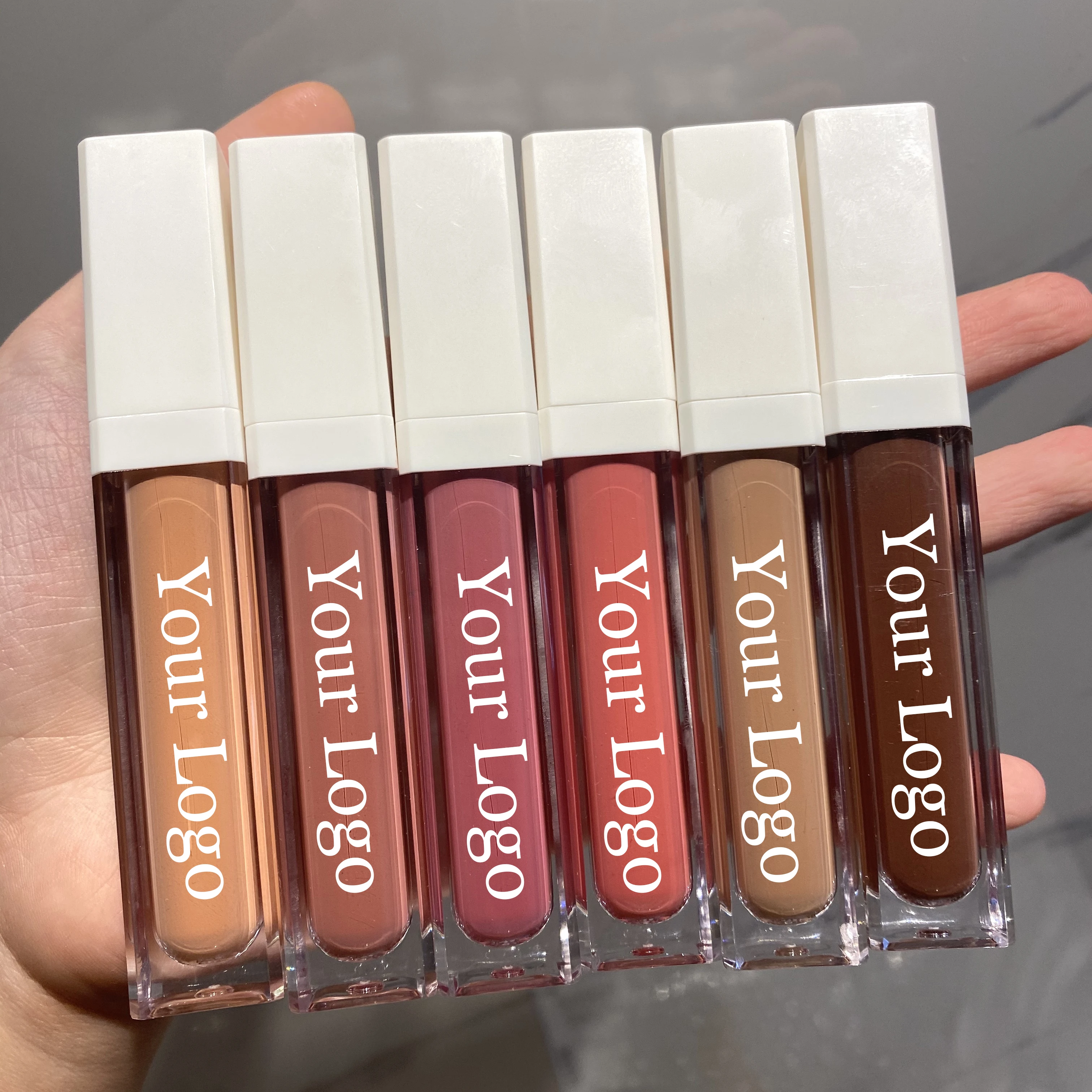  Cosmetic Vegan Matte Waterproof Lipstick Private Label Liquid Lipgloss Low MOQ Cruelty