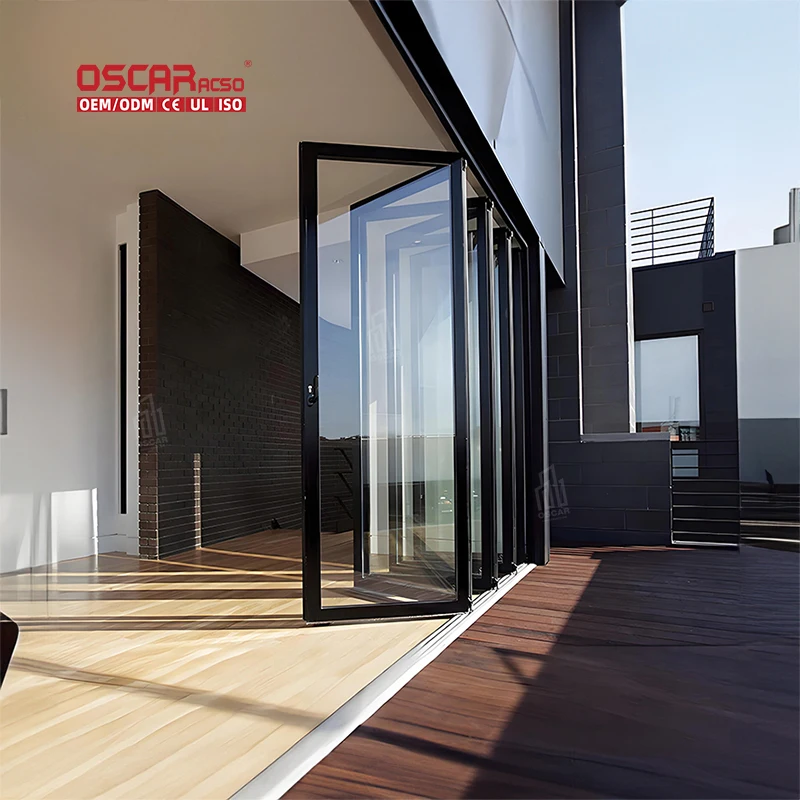 Aluminium Folding Door Sliding Door Partition Wall Accordion Door Home Office Hotel Japan