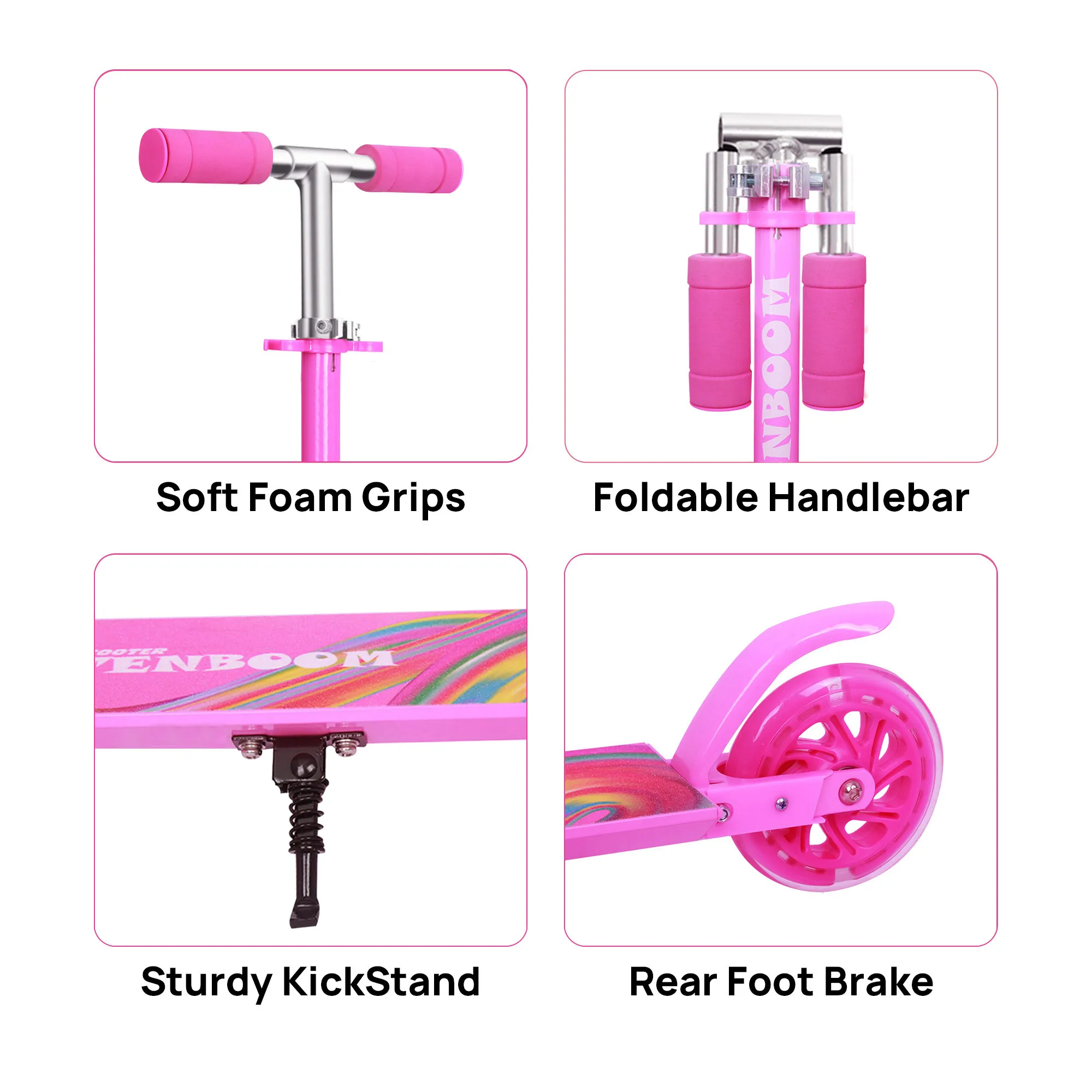 Load Weight 50kgs Foldable Kids Kick Scooter Made CE Certificate Scooters