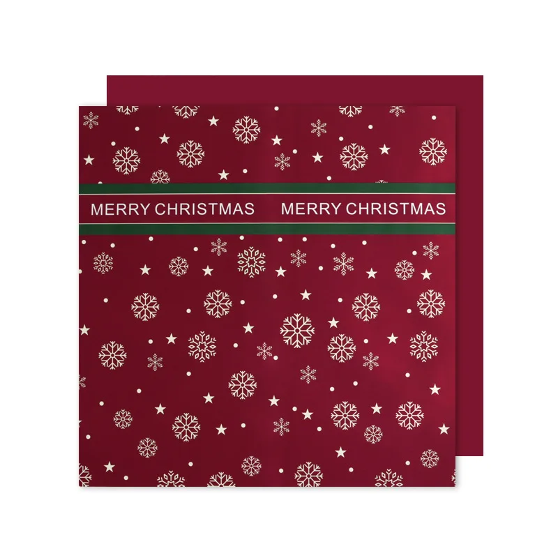 2024 hot New 20 Sheet Waterproof Christmas Flower Wrapping Paper Florist Supplies Packaging Paper for Birthday Wedding Gift