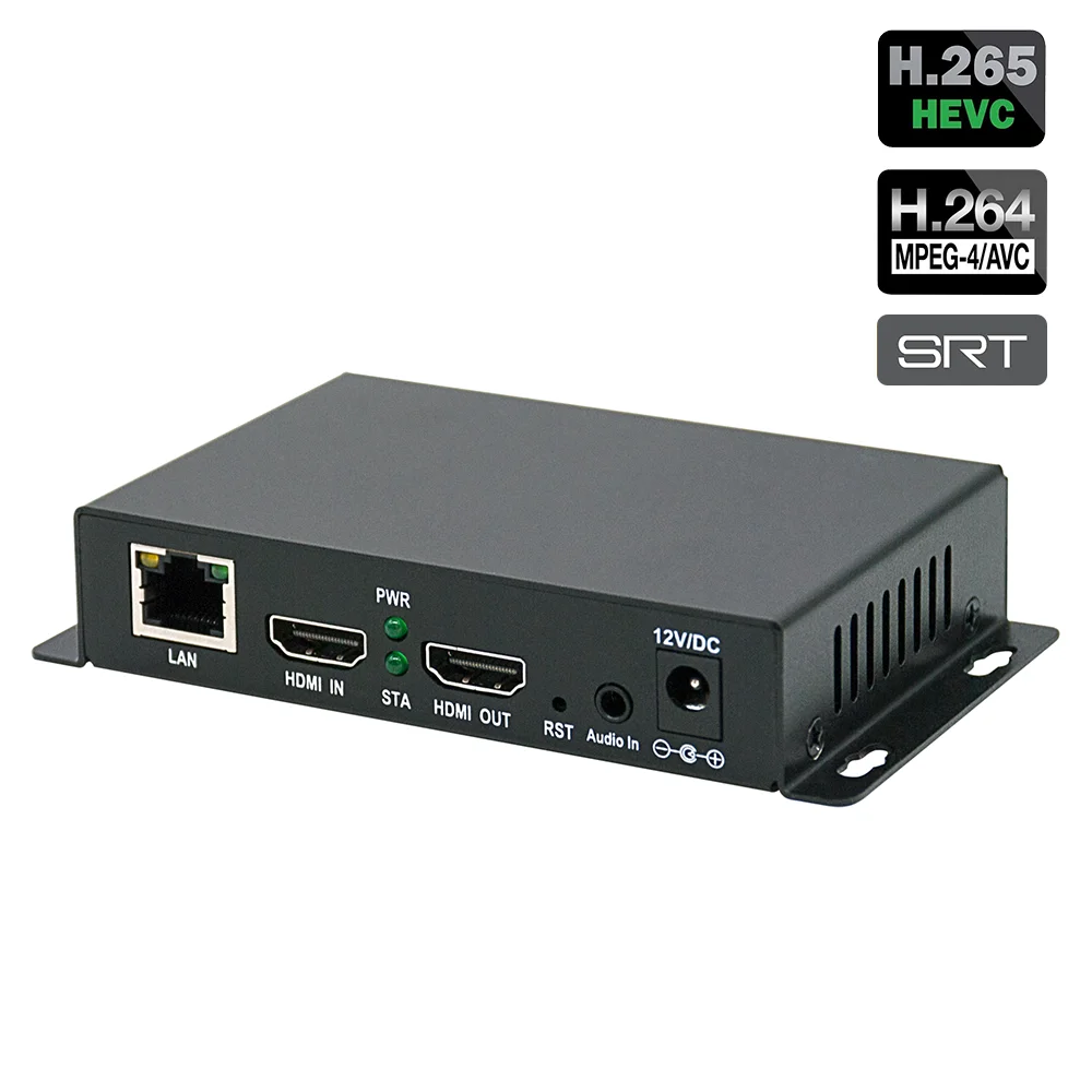 Mini H.265 H.264 SRT Encoder 1080P60FPS HDMI to IP Video Encoder for Live Streaming