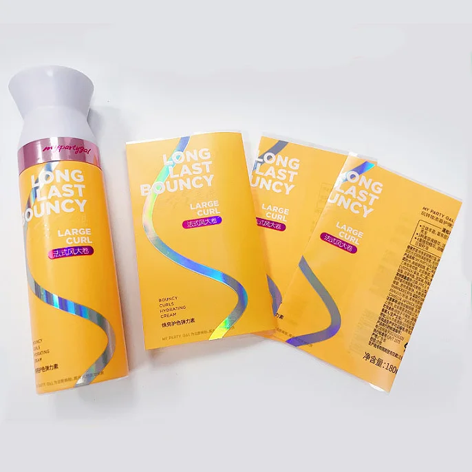 China Custom Printed PET PVC Plastic Film Label Cosmetics Heat Shrink Sleeve Wrap For Detergent Shampoo Skin Care Plastic Bottle