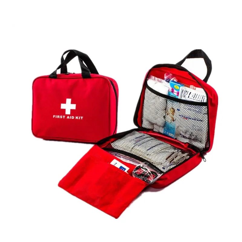 First Aid Kit Portable Handbag Outdoor Travel Surviving Rescue Emergency Bag Trauma Nursing Health Care Pack at Home