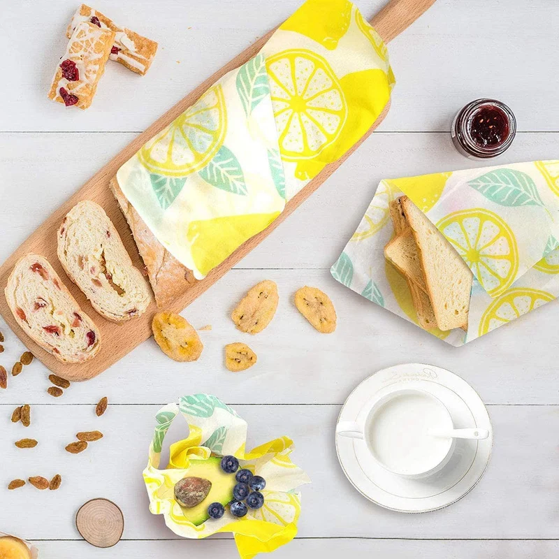 Fashionable Life Reusable Zero Waste Sustainable Beeswax Food Storage Wrap