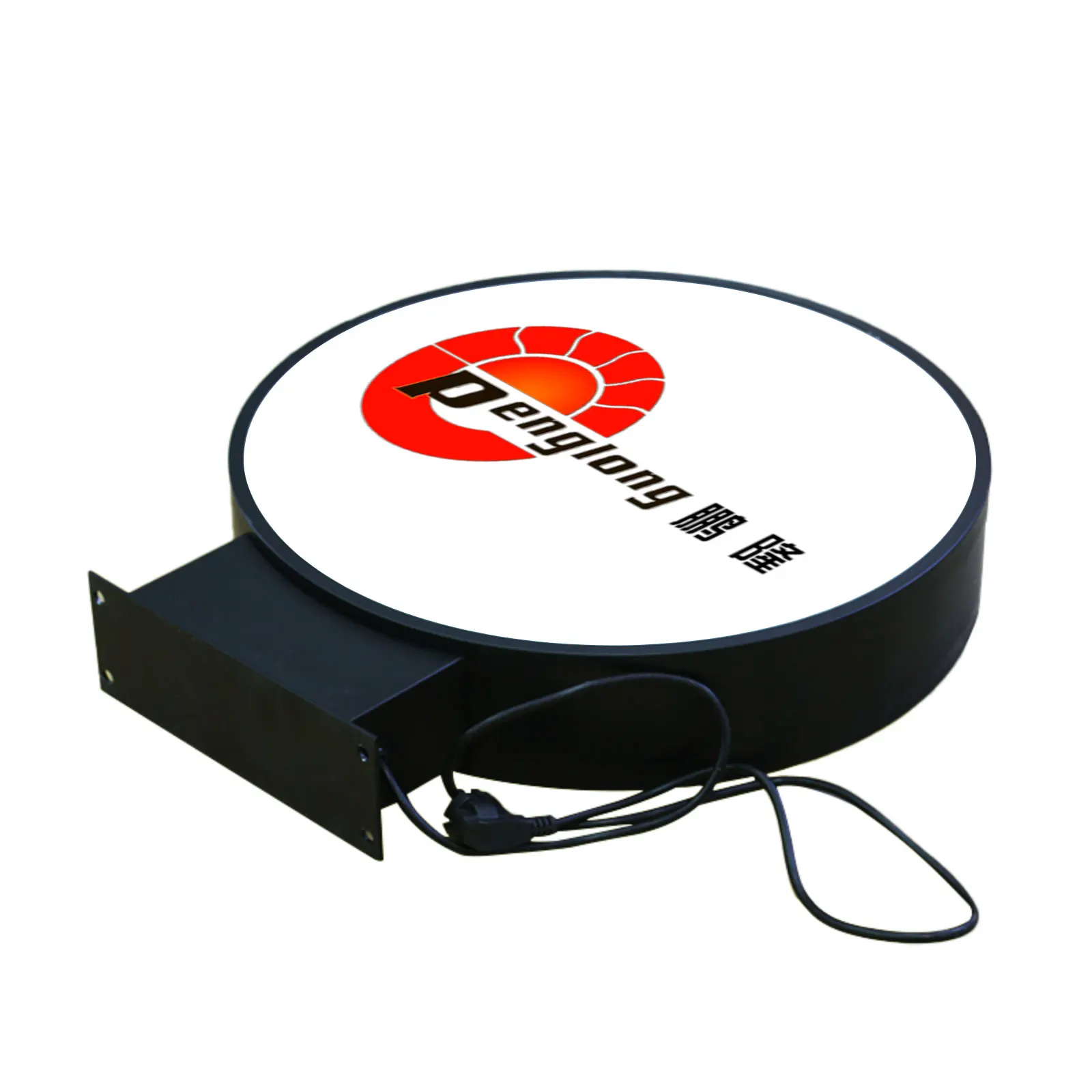 Double-Sided Round Acrylic LED Light Box for Outdoor Advertising