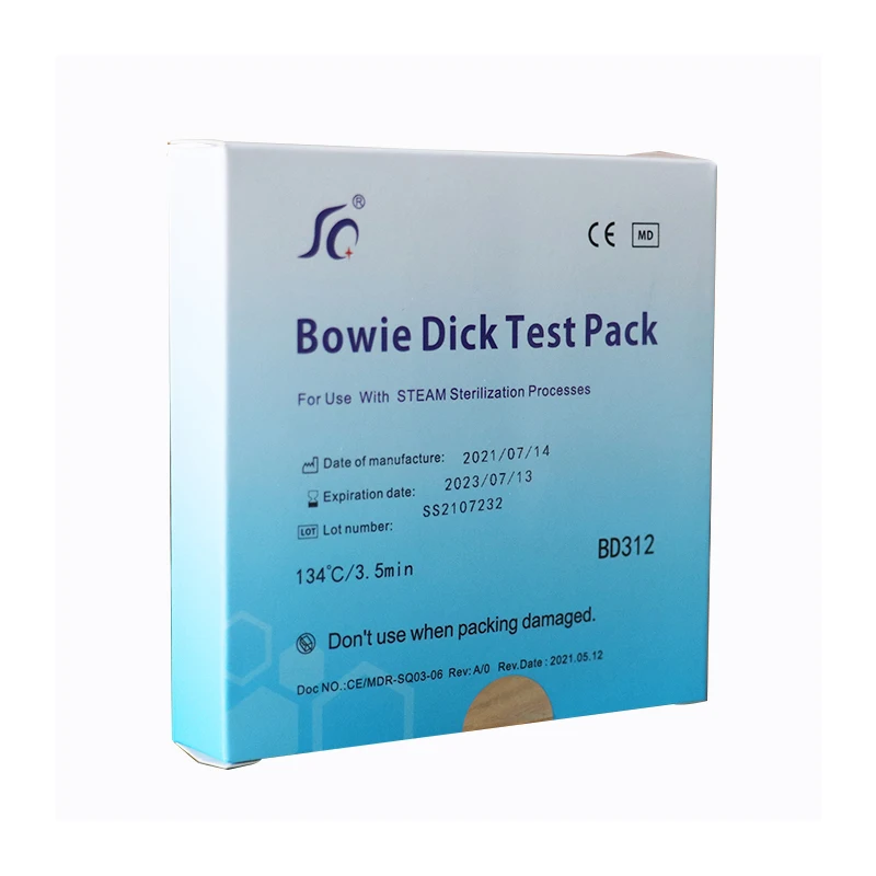 Bowie Dick Test Pack Quality Test Pack Steam Sterilizer Autoclave Bowie Dick Test Pack