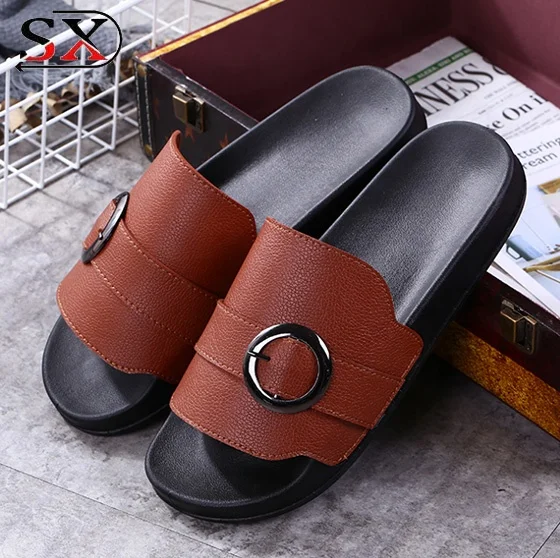 Comfort Women Shoes Simple Flat Sandals Fancy Ladies Sandals Slippers Wholesale