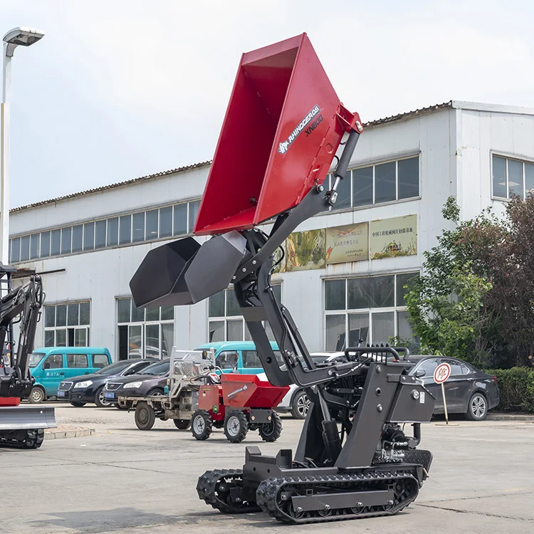 Rhinoceros XN800 CE Self Loading Mini Dumper small agriculture mini dumper skid steer attachments new used