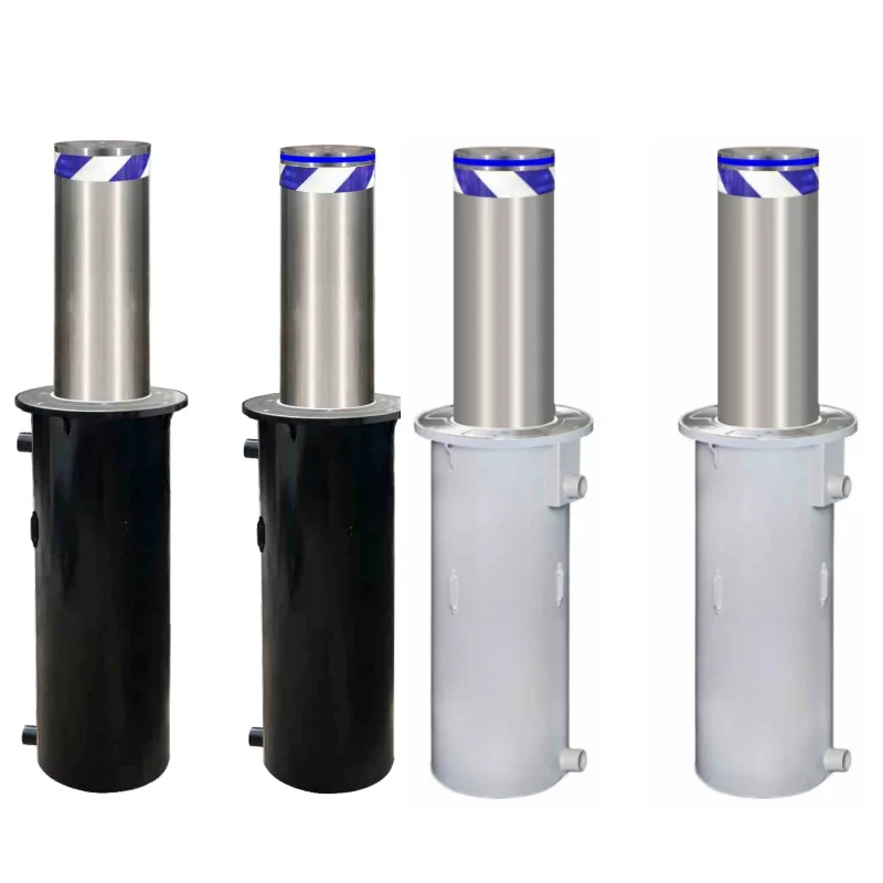 Factory Retractable Hydraulic Bollards Post Automatic Rising Driveway Outdoor Car Parking Bollard  Ground Folding Door