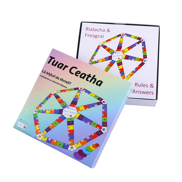 Adult Board Games excellent quality family paper customized board game